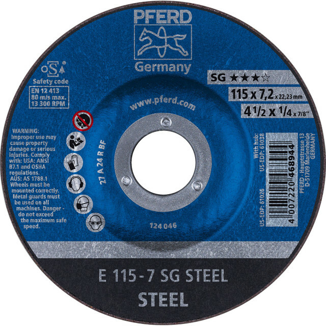 SG STEEL Grinding Wheels